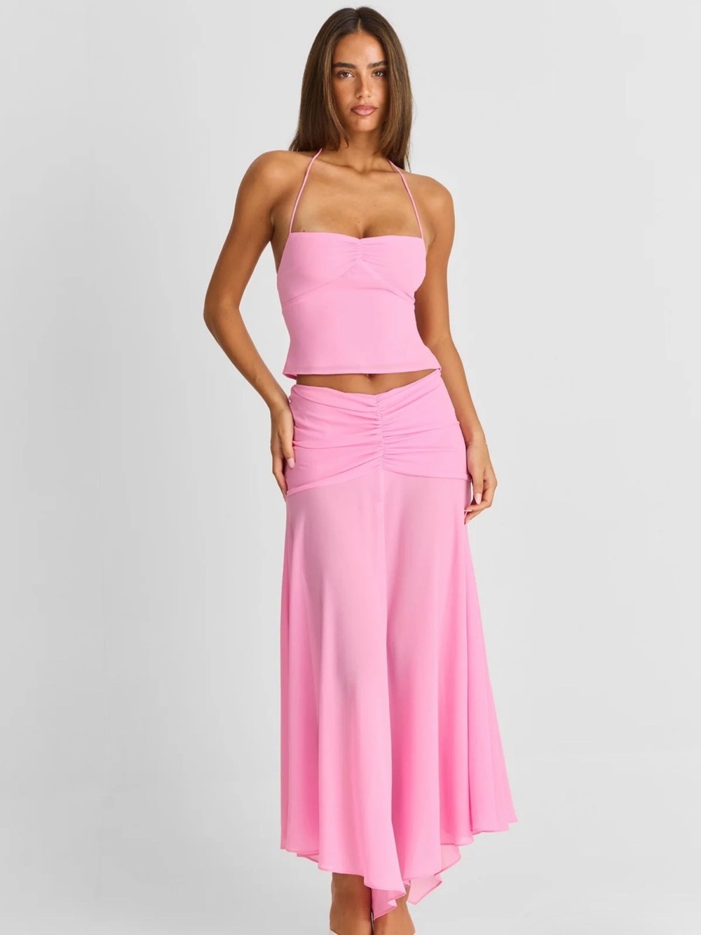 Sasha Therese sage maxi skirt ( selling matching top as well)